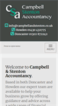 Mobile Screenshot of campbellandstenton.co.uk