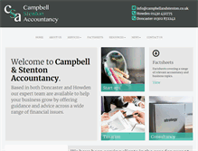 Tablet Screenshot of campbellandstenton.co.uk